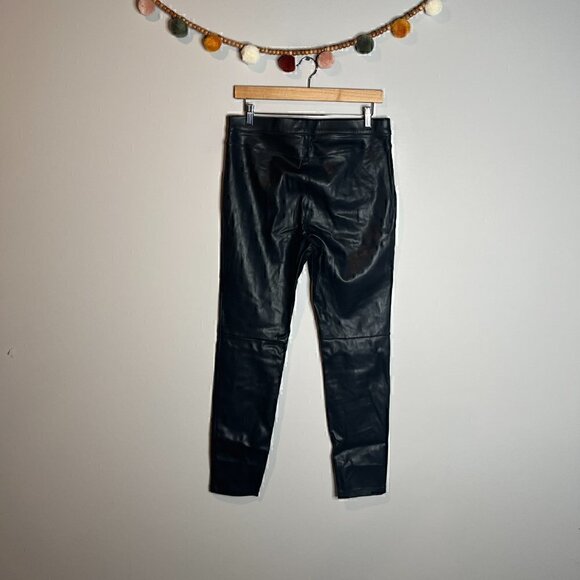 Free People black faux leather leggings - Picture 3 of 5